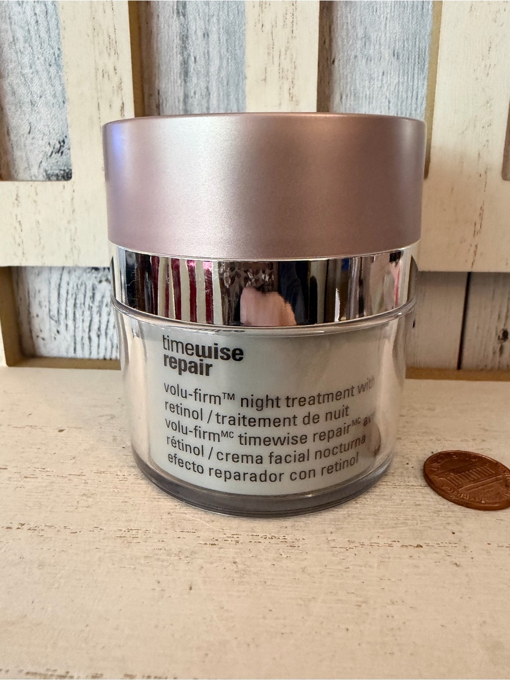 New! Mary Kay Timewise Repair Volu-Firm Night Treatment Cream w/ Retinol 1.7oz